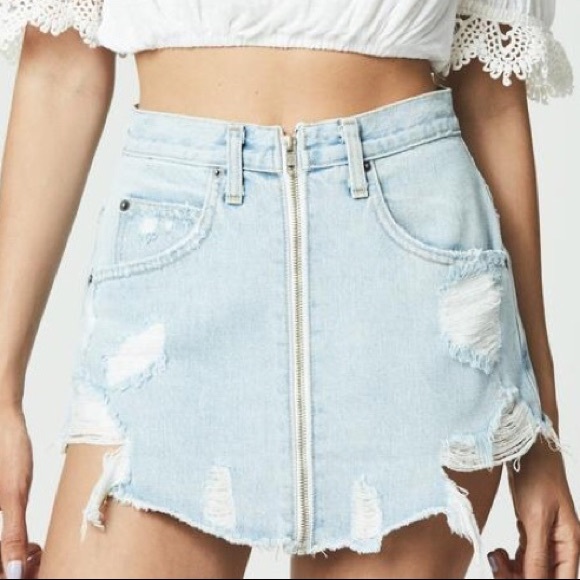 carmar denim skirt